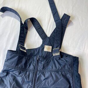 Vintage Roffee Ski Bib Jumpsuit Womens Navy Blue Snowboarding Skiing Outdoor